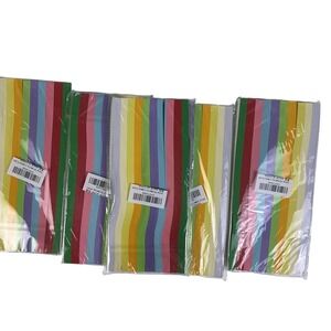 Paper Quilling Strips Multicolor Craft Paper Sealed Assorted Colors Lot